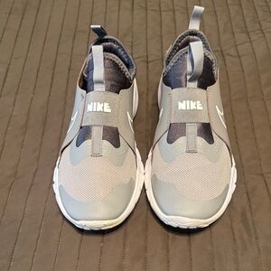 Nike Kids Gray Slip-On Sneakers